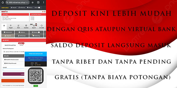 DEPOSIT QRIS SCAN LANGSUNG MASUK INDOBET123